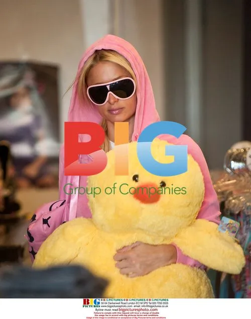 Paris Hilton with Easter Bird Toy