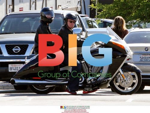 Tom Arnold Spotted on Motorbike