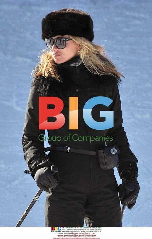 Kate Moss Wins Ski Medal