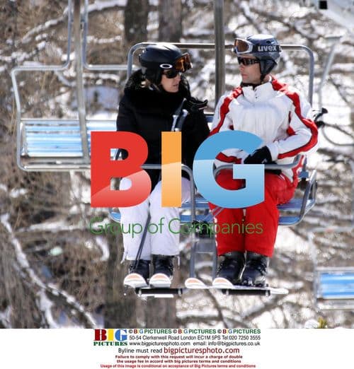 HRH Prince Edward and Sophie on Swiss Ski Holiday
