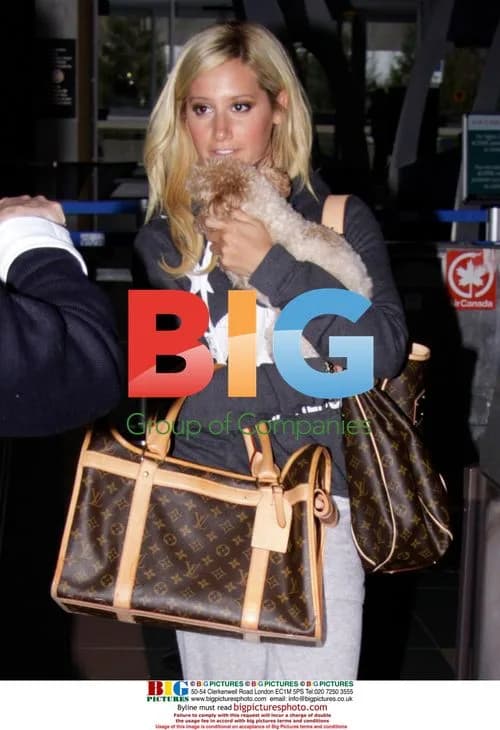 Ashley Tisdale with dog Maui in Vancouver