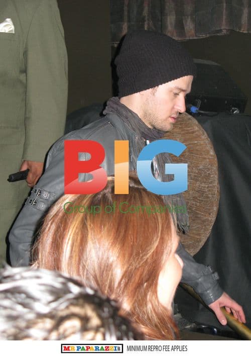 Justin Timberlake with Gogo Dancer at Tao Nightclub