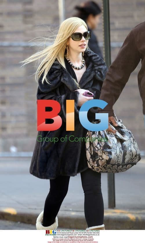 Michelle Trachtenberg on 'Gossip Girl' Set