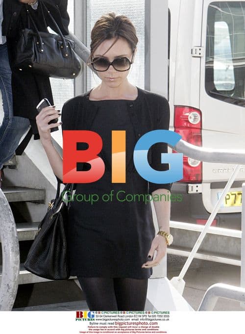 Victoria Beckham Arrives in London