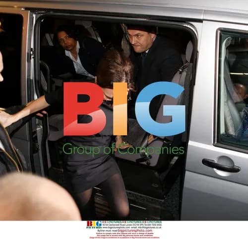 Victoria Beckham arrives in Finland