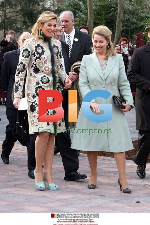 Dutch Princess Maxima at Keukenhof 2010