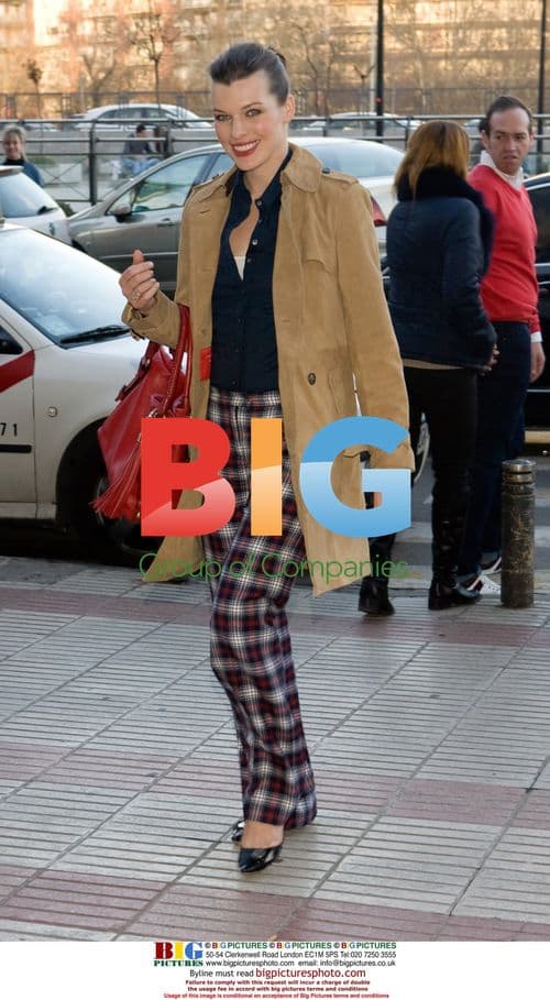 Milla Jovovich in Madrid, Spain