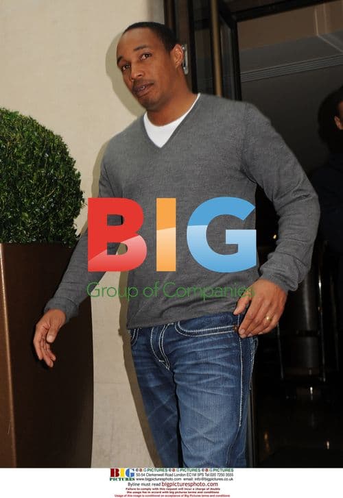 Paul Ince Leaving Mayfair Hotel