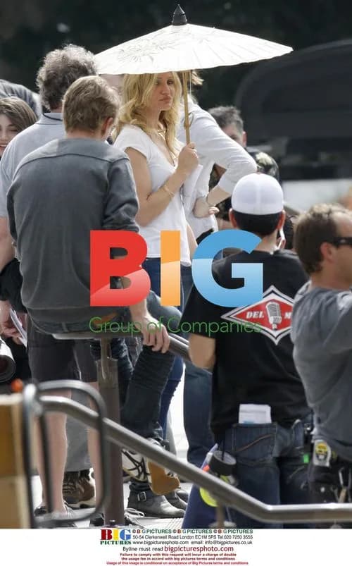 Cameron Diaz, Justin Timberlake and Jason Segel on 'Bad Teacher' set
