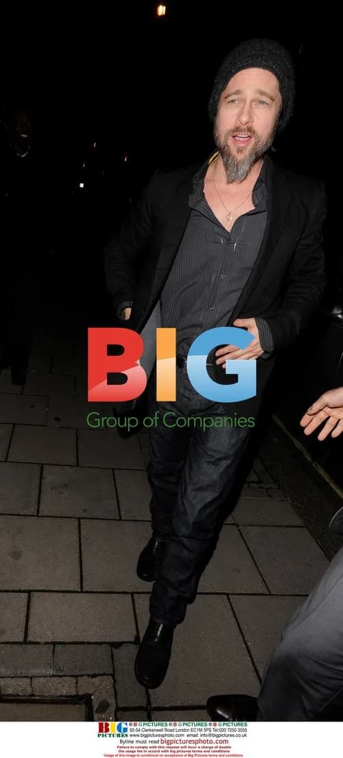Brad Pitt Arriving at Claridges, London