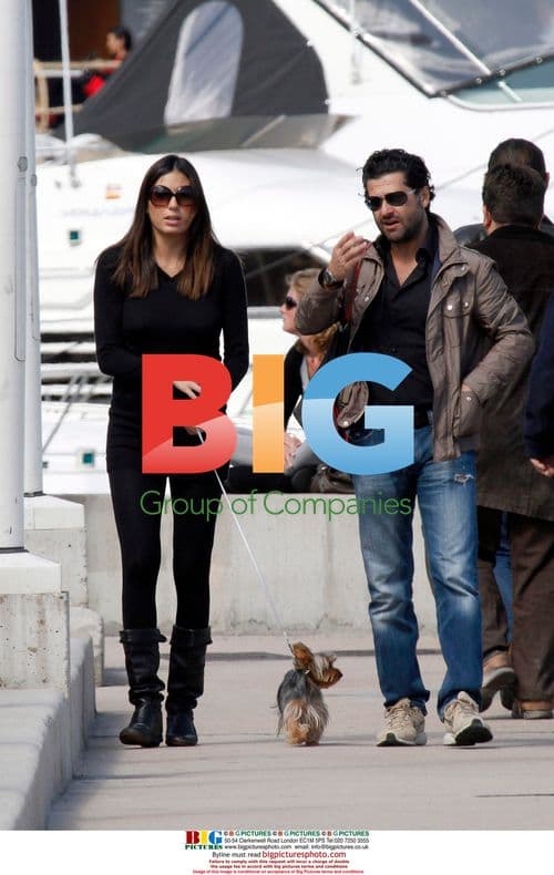 Elisabetta Gregoraci out in Monaco