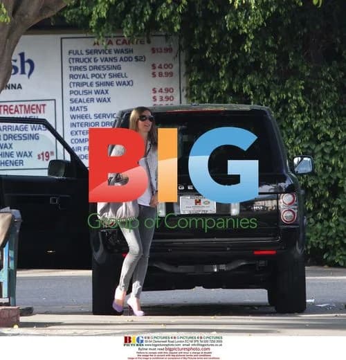 Nicky Hilton Gets Car Washed in LA