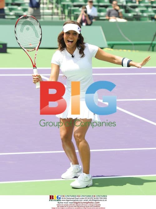 Mel B at Sony Ericsson Celebrity Tennis Match