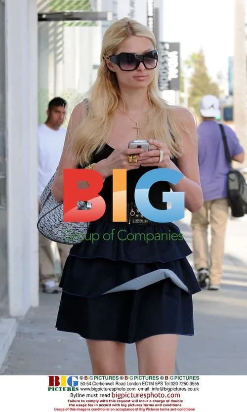 Paris Hilton Leaving Tanning Salon