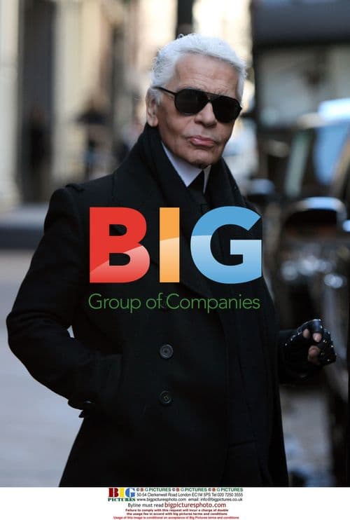 Karl Largerfeld Leaving NYC Hotel