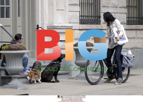 Famke Janssen Bike Ride in NYC