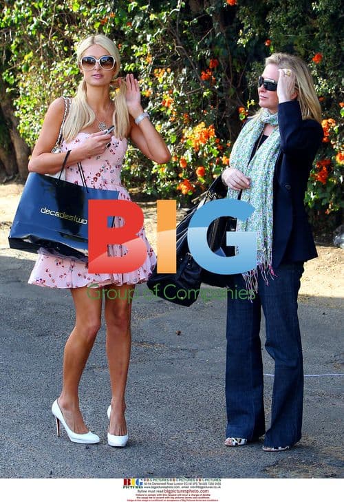 Kathy and Paris Hilton at 'Toast' in West Hollywood