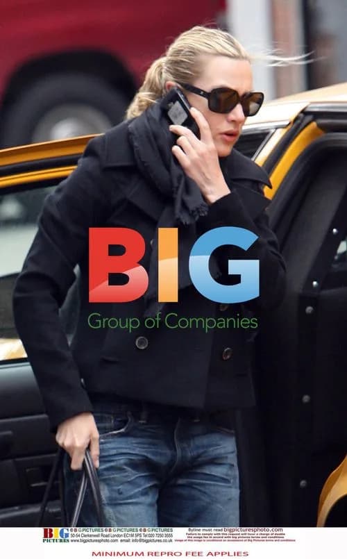 Kate Winslet Exits Taxi in NYC