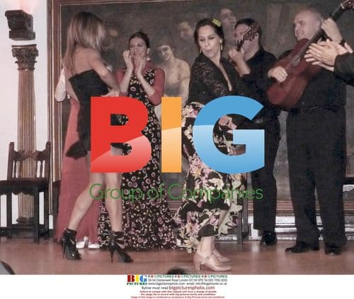 Jennifer Aniston and Gerard Butler at Flamenco Party