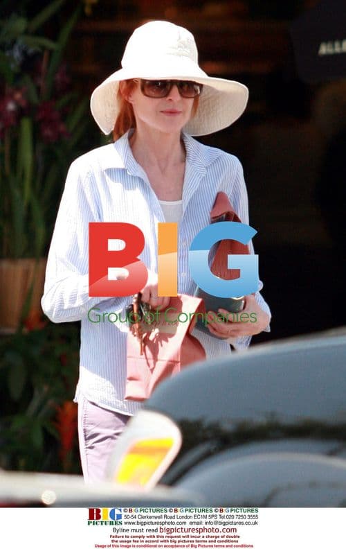 Marcia Cross shopping at Whole Foods