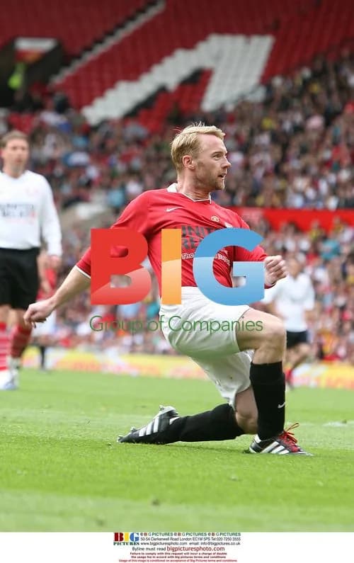 Ronan Keating at Old Trafford Charity Match