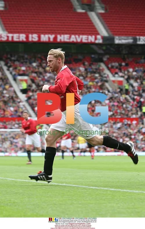 Ronan Keating at Old Trafford charity match