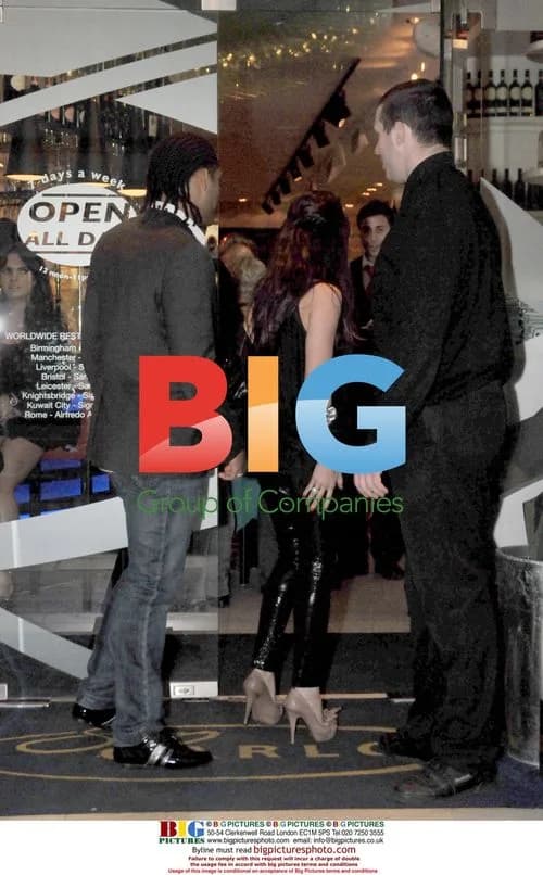 Liverpool Footballer Glen Johnson and Girlfriend Dinner