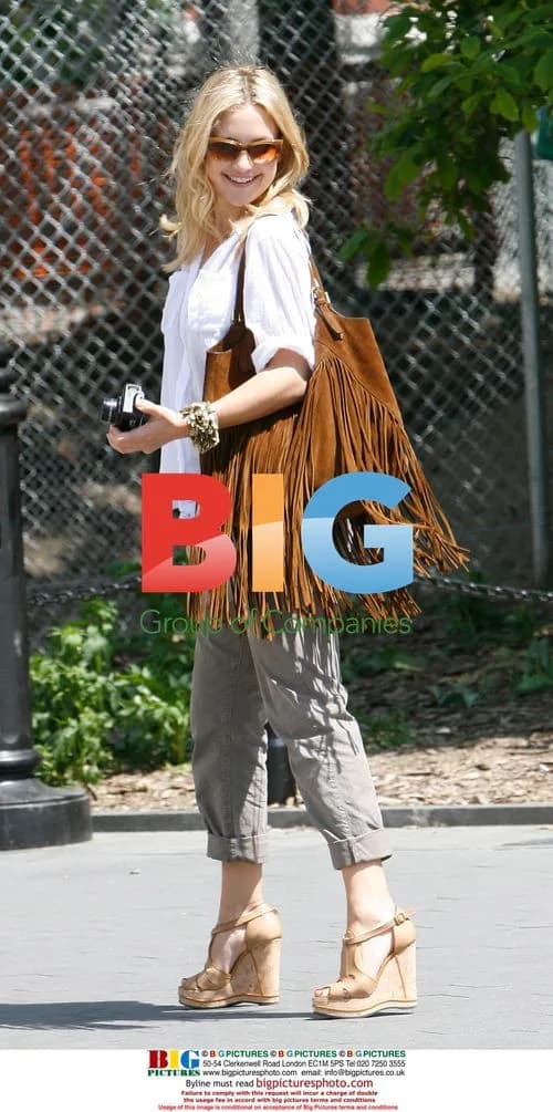 Kate Hudson with son Ryder in New York