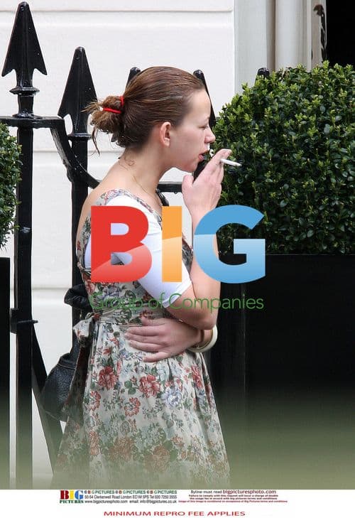 Charlotte Church Spotted Smoking While Shopping