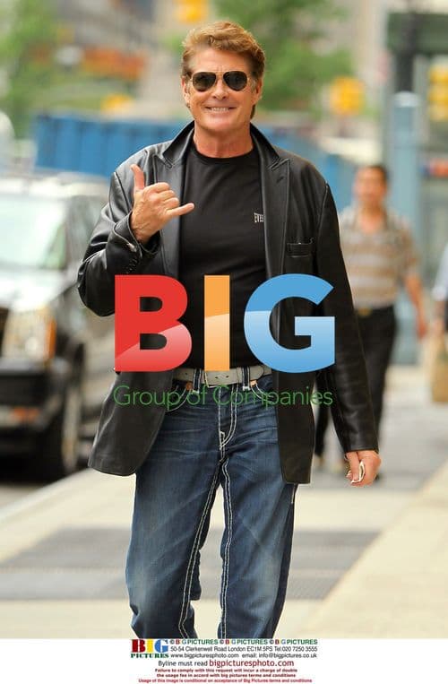 David Hasselhoff with daughter in New York