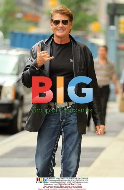David Hasselhoff with daughter in New York