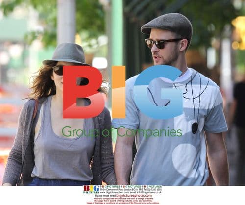 Justin Timberlake and Jessica Biel Stroll in NYC