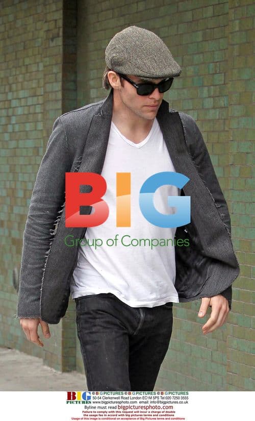 Chris Pine out for a walk in NYC