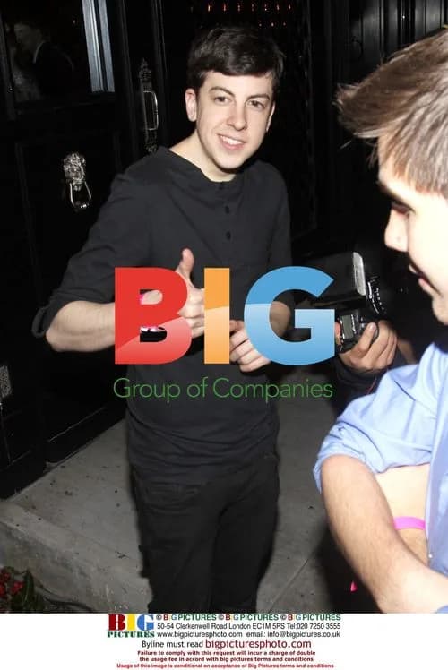 Christopher Mintz-Plasse outside Trousdale