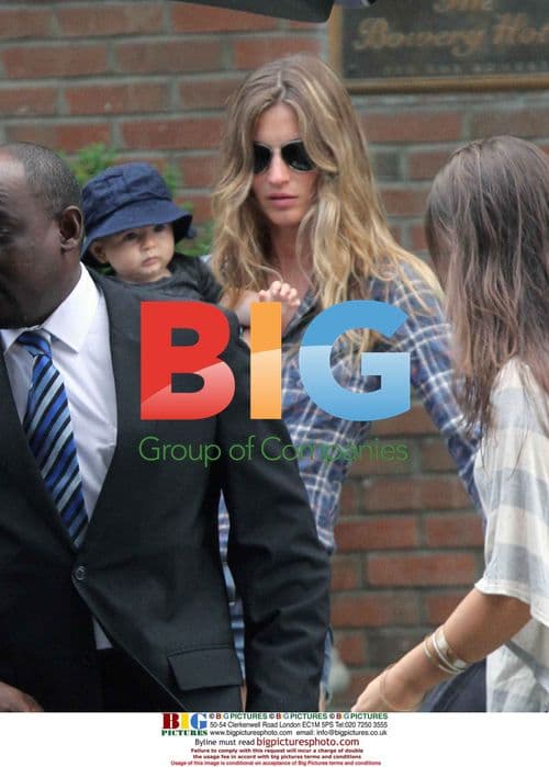 Gisele Bundchen with Son in NYC