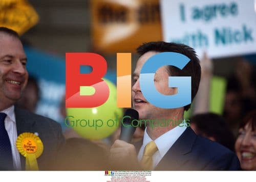 Nick Clegg and Wife on Campaign Trail