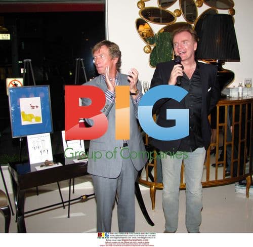 Nigel Lythgoe, Bobby Trendy & Christopher Guy at Party