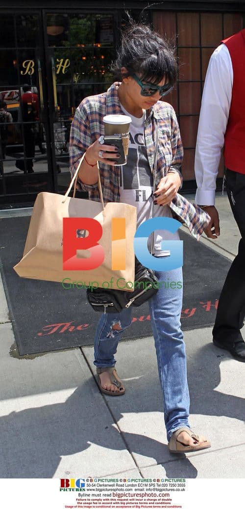 Zoe Kravitz Shopping in NYC