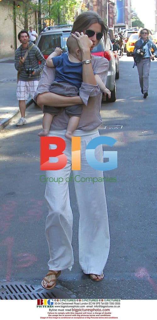 Gisele Bundchen, Tom Brady, and son leave NYC