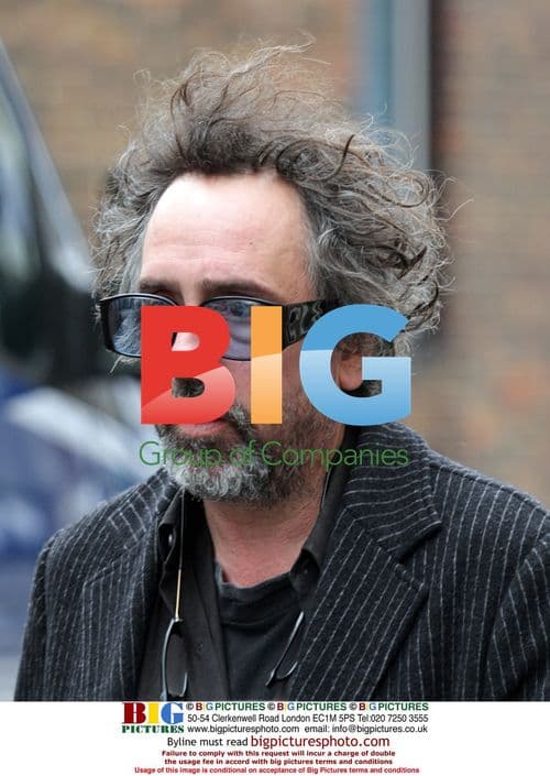 Tim Burton Spotted in London