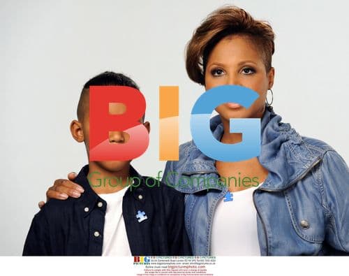 Toni Braxton and son Diezel filming 'WE Volunteer' PSA
