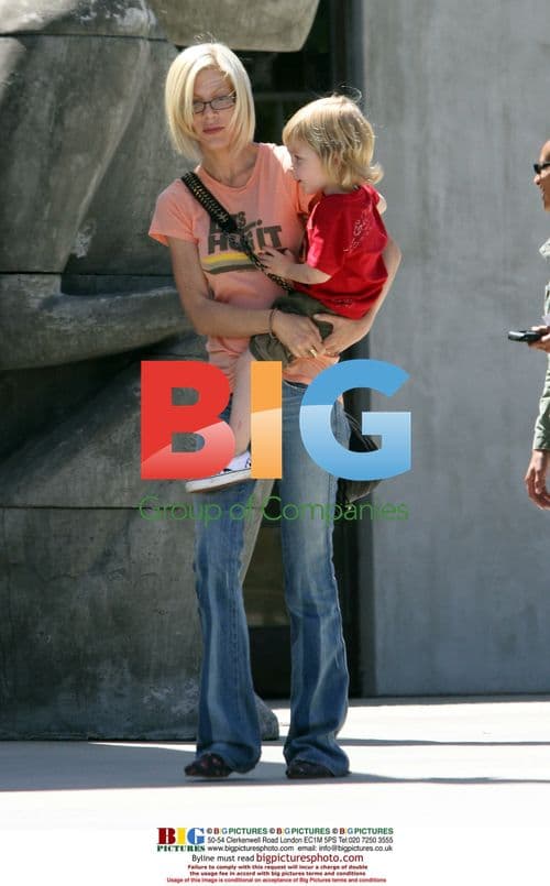 Tori Spelling and son Liam shopping in West Hollywood