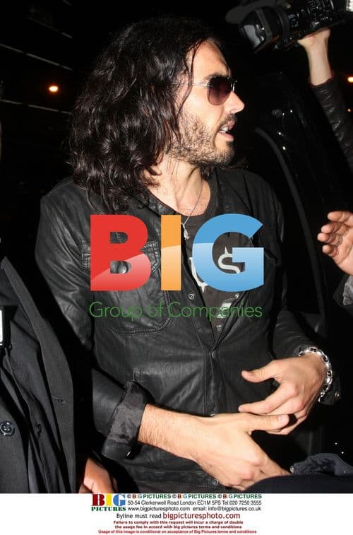 Katy Perry and Russell Brand leaving Trousdale