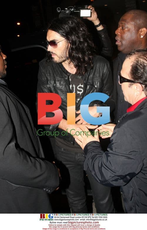 Katy Perry and Russell Brand Leave Trousdale