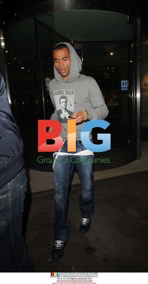 Ashley Cole Leaving Nightclub