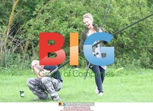 Kerry Katona Fishing with Daughter
