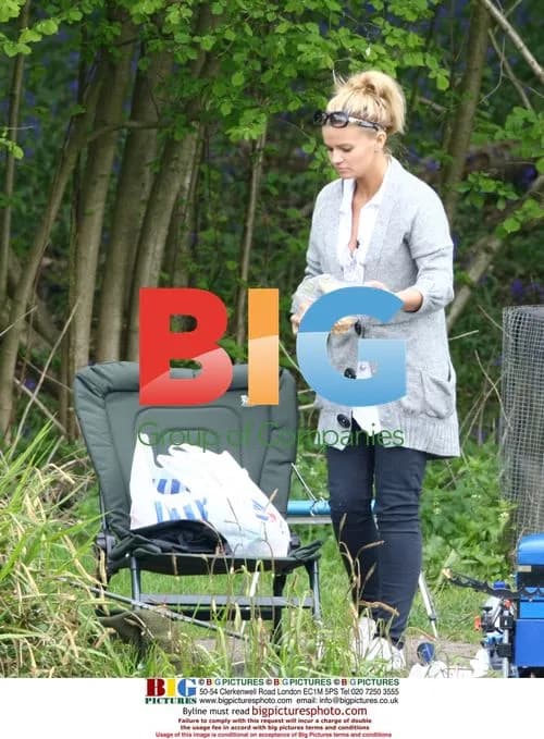 Kerry Katona Fishing Trip in London