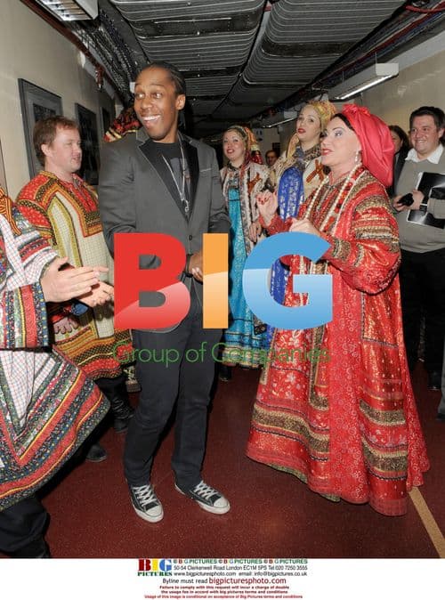 Lemar and Nadezhda Babkina at VE Day Gala