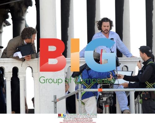 Johnny Depp Filming The Tourist in Venice