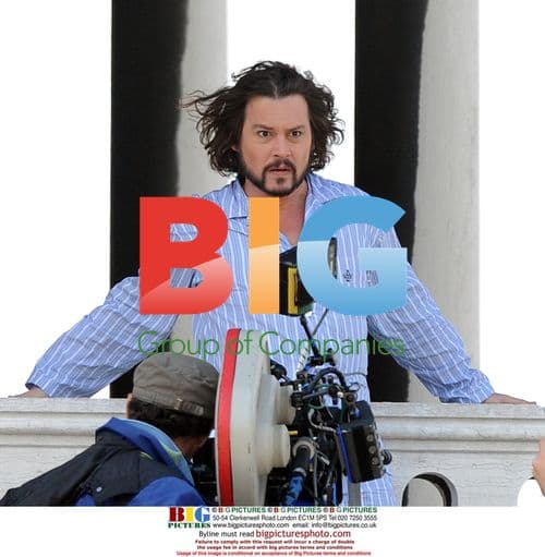 Johnny Depp Films 'The Tourist' in Venice